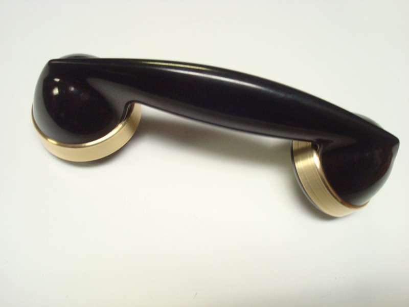 Complete F1 handset with polished  brass bands 
