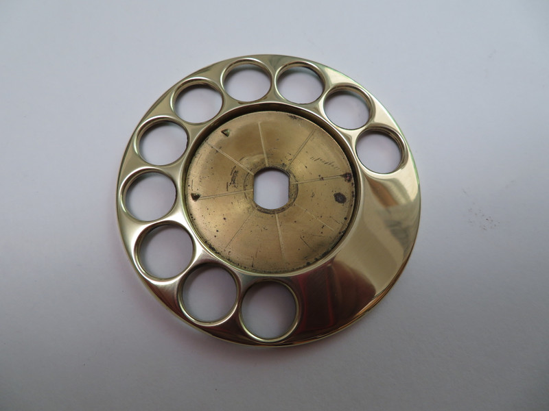  Polished Brass finger wheel for AE dials Automatic Electric dials