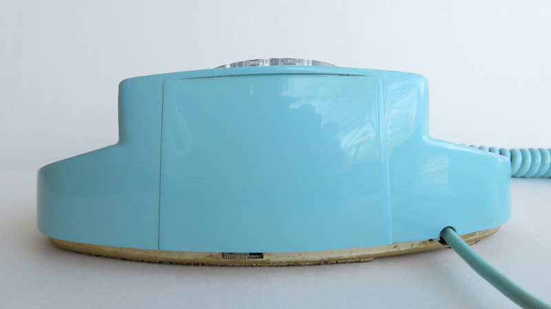 Aqua blue Princess Western Electric telephone 