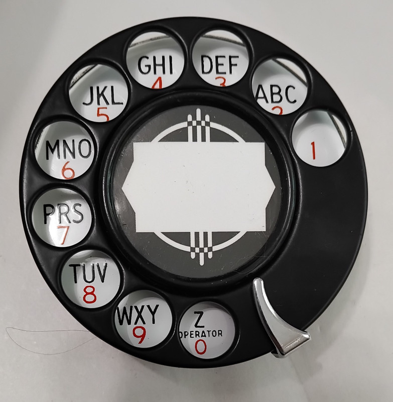   Automatic  Electric telephone type 24  dial in black   AE24