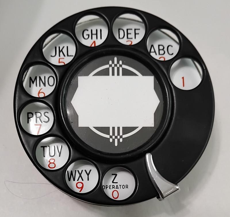   Automatic  Electric telephone type 24  dial in black   AE24