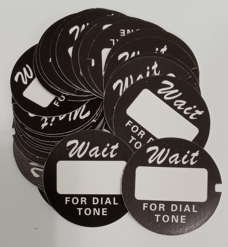 Western Electric/Northern Electric  Dial cards Script  Lot of 25