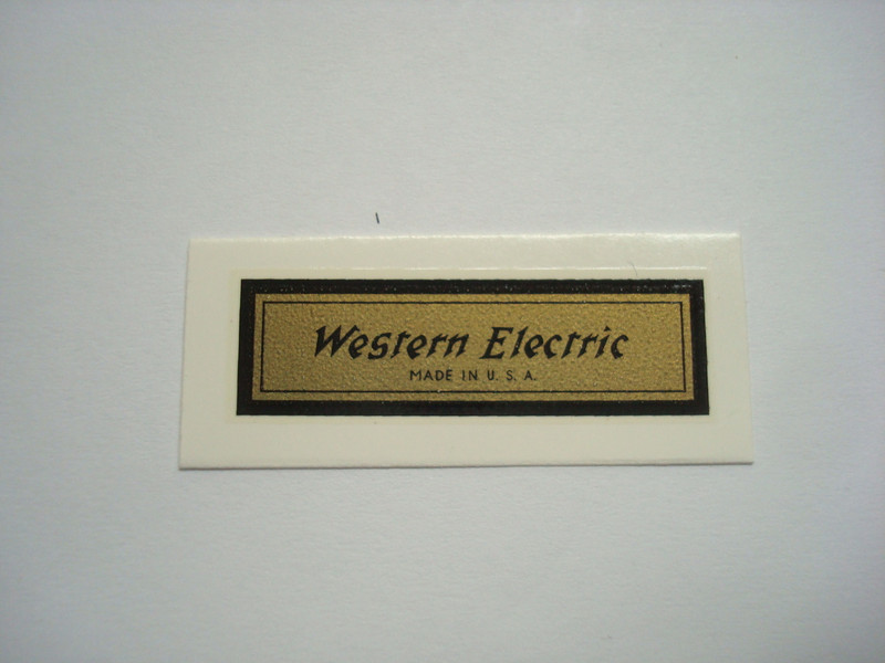 Western Electric Water Decal Lot of 10