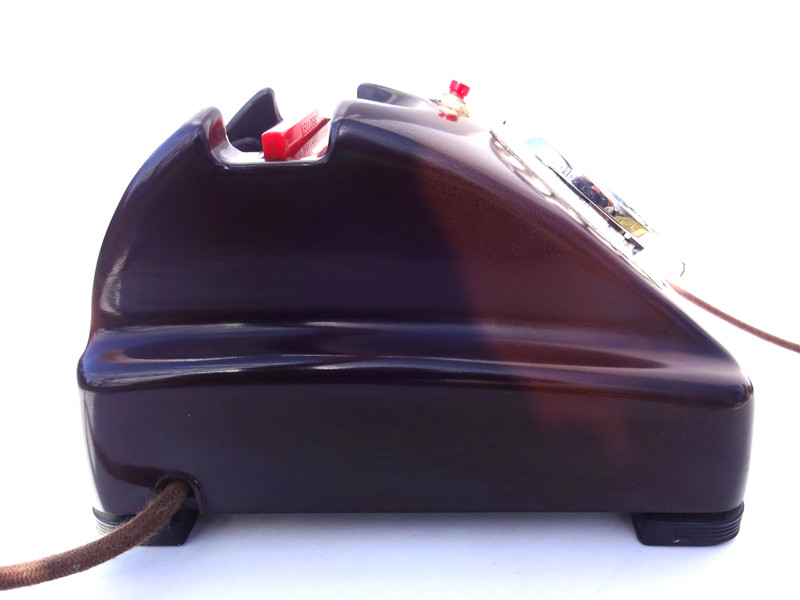 Kellogg Redbar  Mahogany bakelite telephone   None Better 