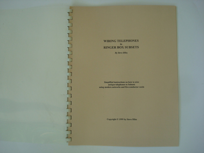 Wiring Telephones to Ringer Box Subsets by Steve Hilsz Antique telephones 