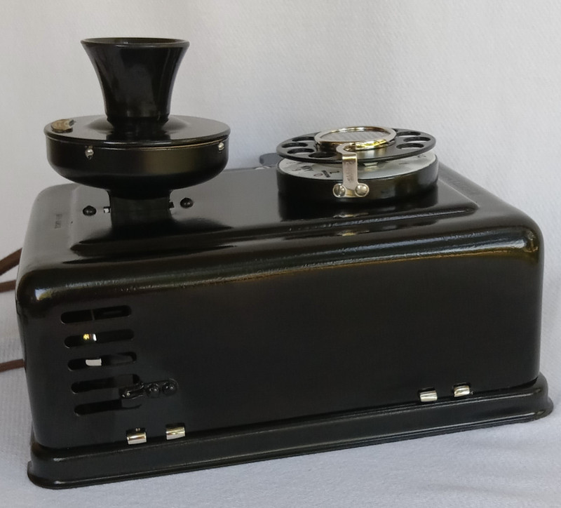 Antique working 1920 Western Electric wall telephone 553 A candlestick