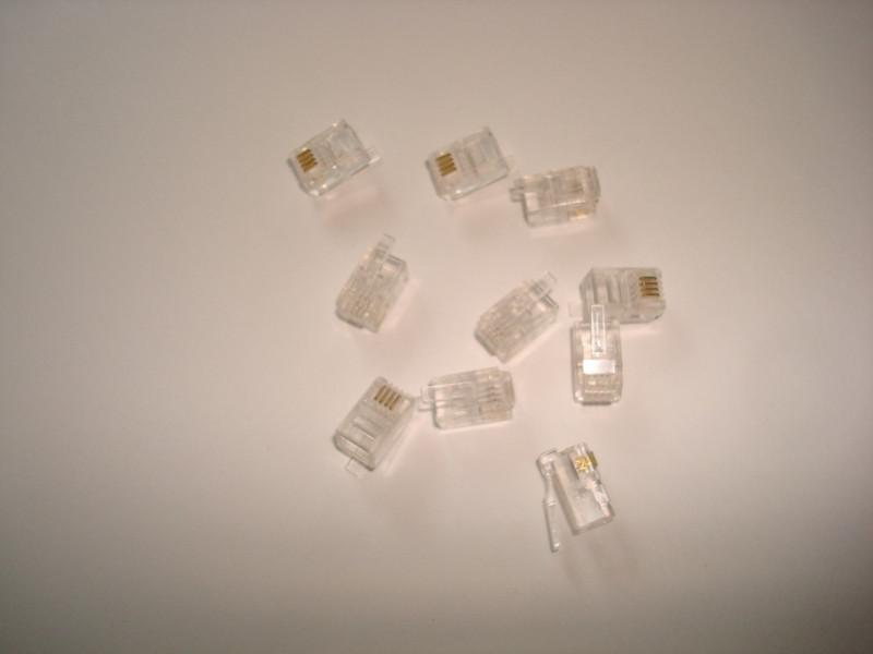 Handset modular plugs RJ9  4PC4C  PKG of 10 