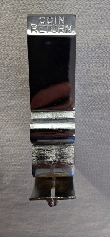 Automatic Electric 3 slot  payphone Coin return chrome  flipper bucket 