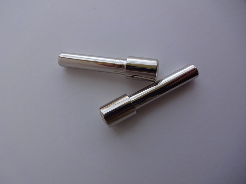 Chrome plunger Pins  AE40 telephone  Newly chromed pair