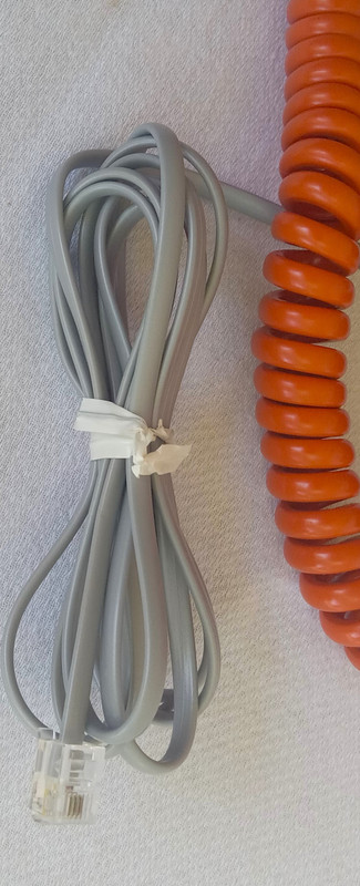 Stromberg Carlson, ITT Rotary dial wall phone Orange 554