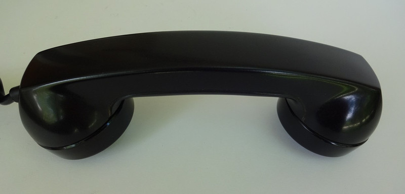 Western Electric 554 wall telephone 1950s Black 