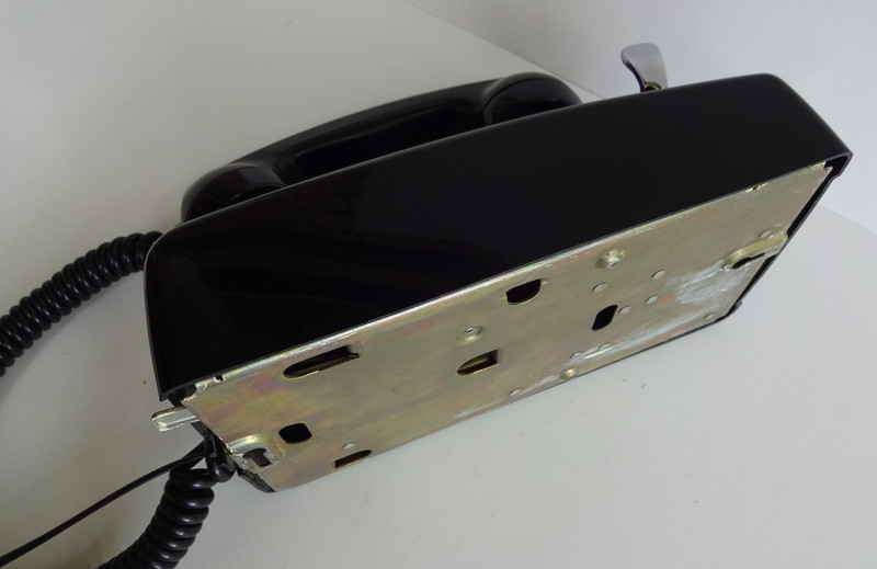 Western Electric 554 wall telephone 1950s Black 