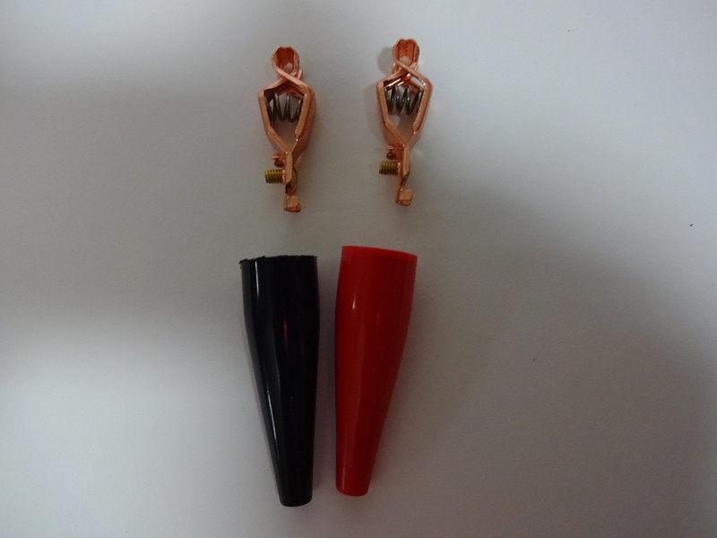 Copper Alligator Clips Mueller 45C   10A  Telephone testing / electrical set  