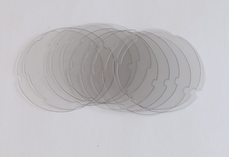 Dial card plastic celluloid Automatic Electric x10