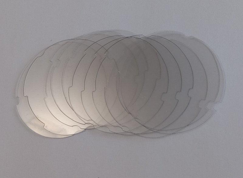 Dial card plastic celluloid Automatic Electric x10