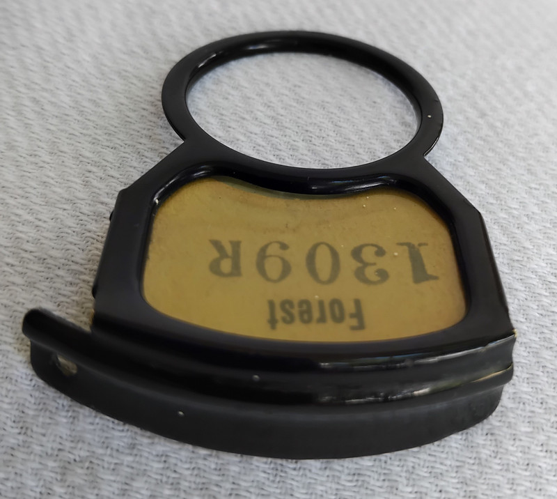Candlestick dial card holder Western Electric 