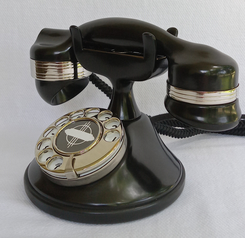 Vintage Rotary Phone, 1A Highboy Monophone, Automatic Electric