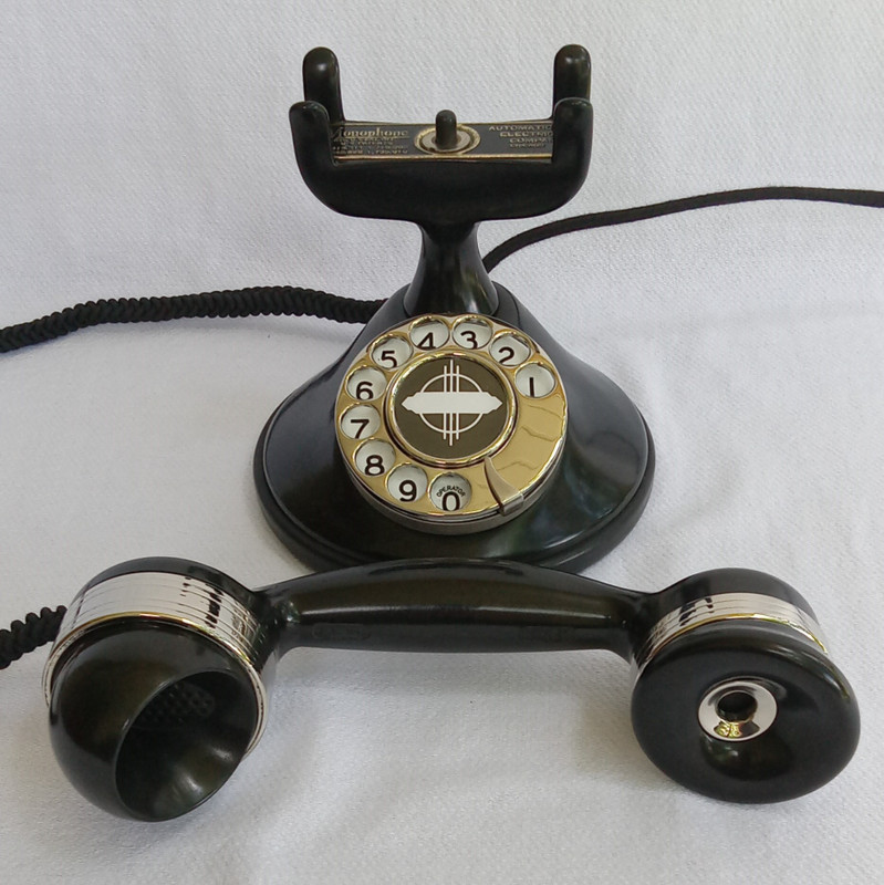 Vintage Rotary Phone, 1A Highboy Monophone, Automatic Electric