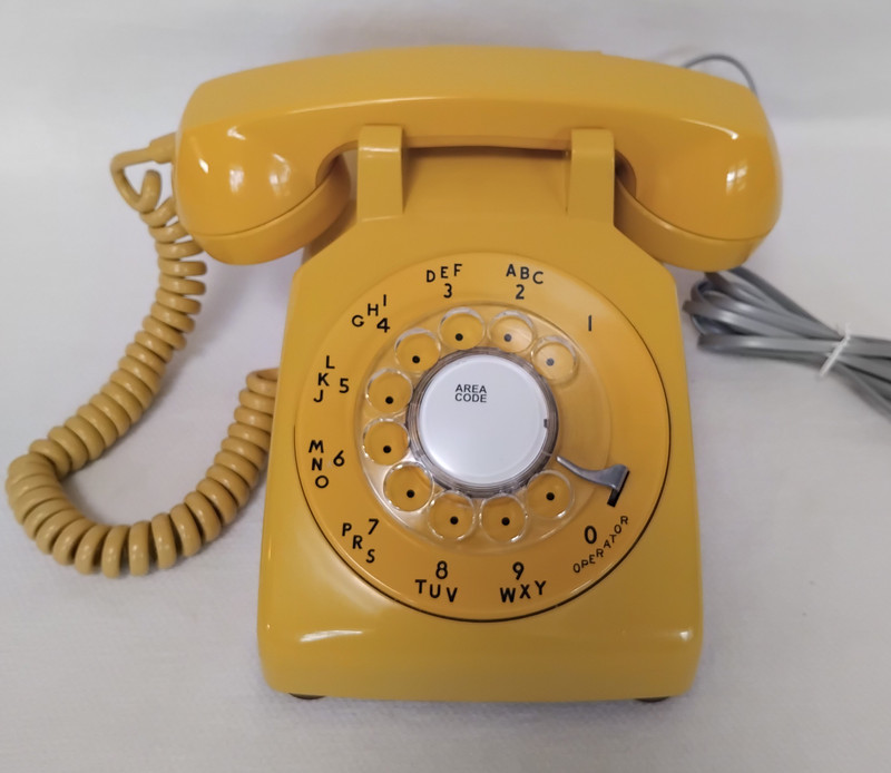 Western Electric 500  Yellow  Telephone