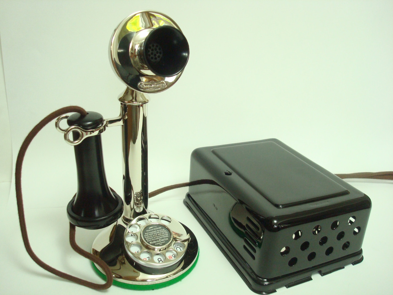 candlestick rotary telephone