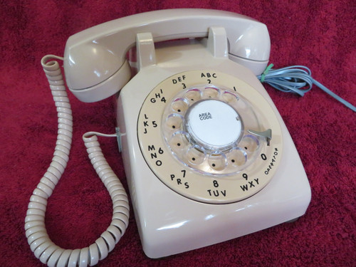 Western Electric White 500 rotary dial phone - Old Phone Shop Store