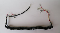 Original Coil cord for G1 handset cords 4 conductor Black 500, 2500 telephones and payphones  