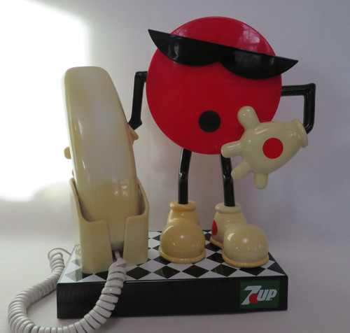 コレクション 7up  Spot  phone 1990's  advertising コレクション 7up Spot phone 1990's advertising Vintage 90s