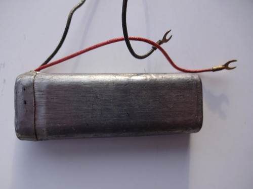 195C condenser made by Western Electric for payphones and 302