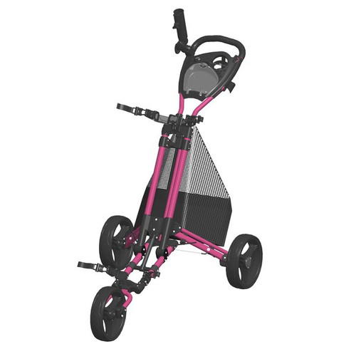 Spin It Golf Push Cart Pink