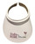 Birdie Babe Bling White Visor Clip-on