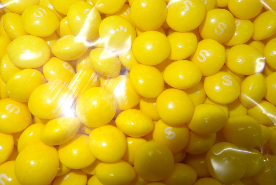 Get Single Colour Skittles Yellow at The Professors Online Lolly Shop