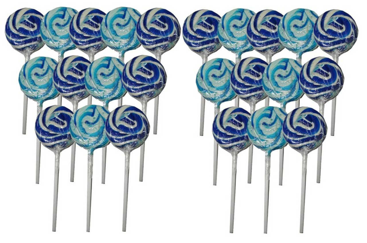 Swirl Lollipops - Light Blue Blueberry, and other Confectionery at ...