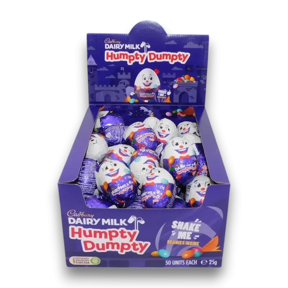 Cadbury Humpty Dumpty Egg with Beanies (50 x 25g)