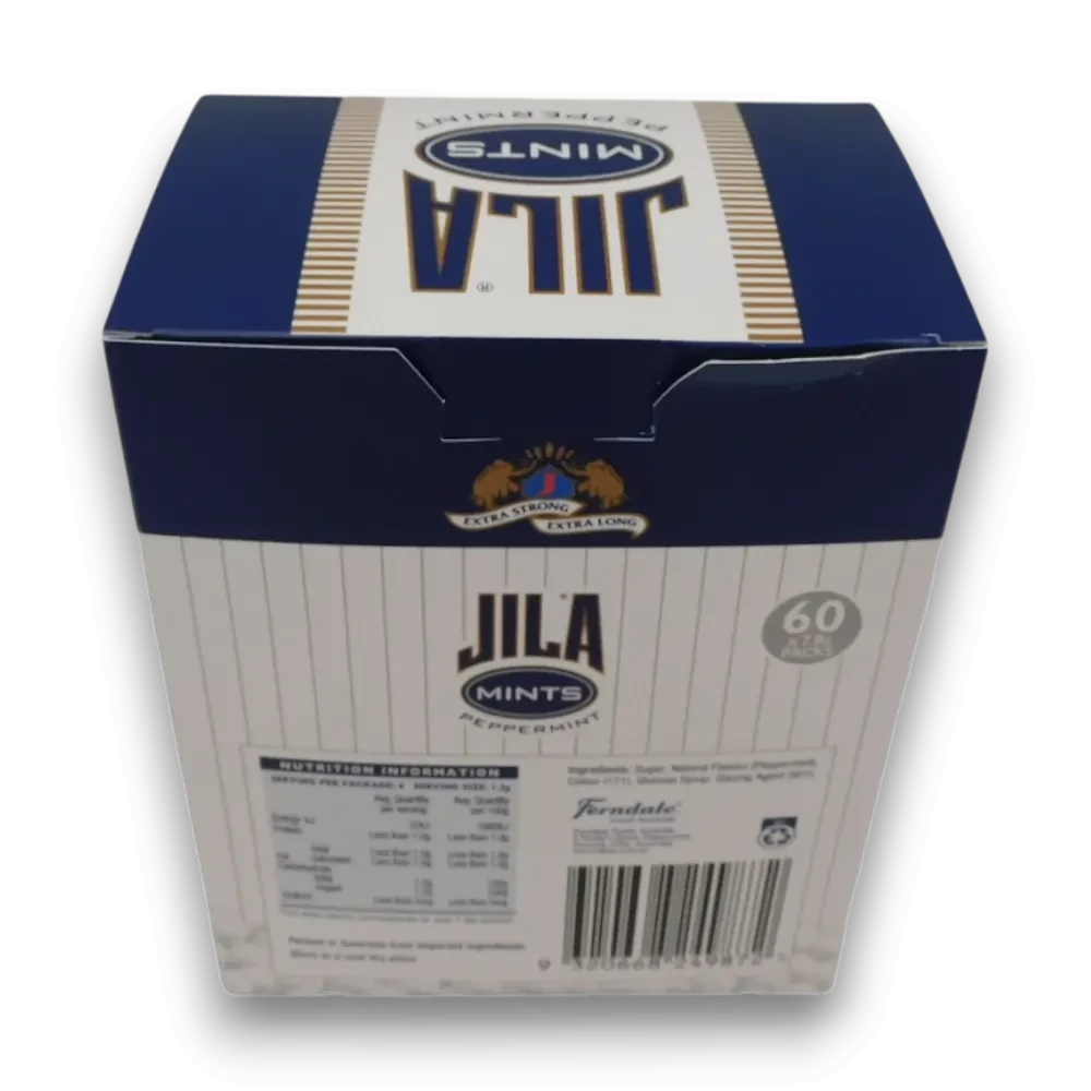 Mints Displayer Jila - Mints - Minis - Peppermint (Display unit | 60 x 8g packs)