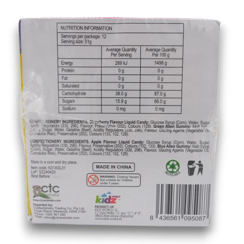 Alien Candy Lab (12 x 51g) | Buy Online at The Professors