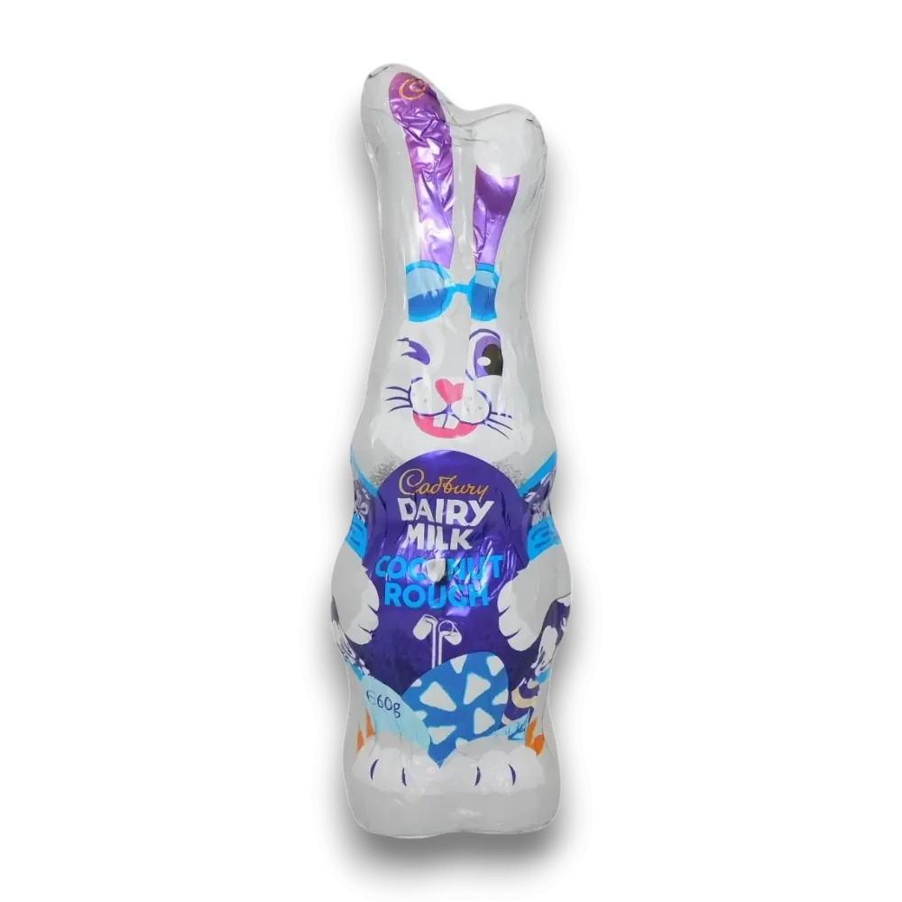 Cadbury - Dairy Milk - Chocolate Coconut Rough Easter Bunny (160g ...