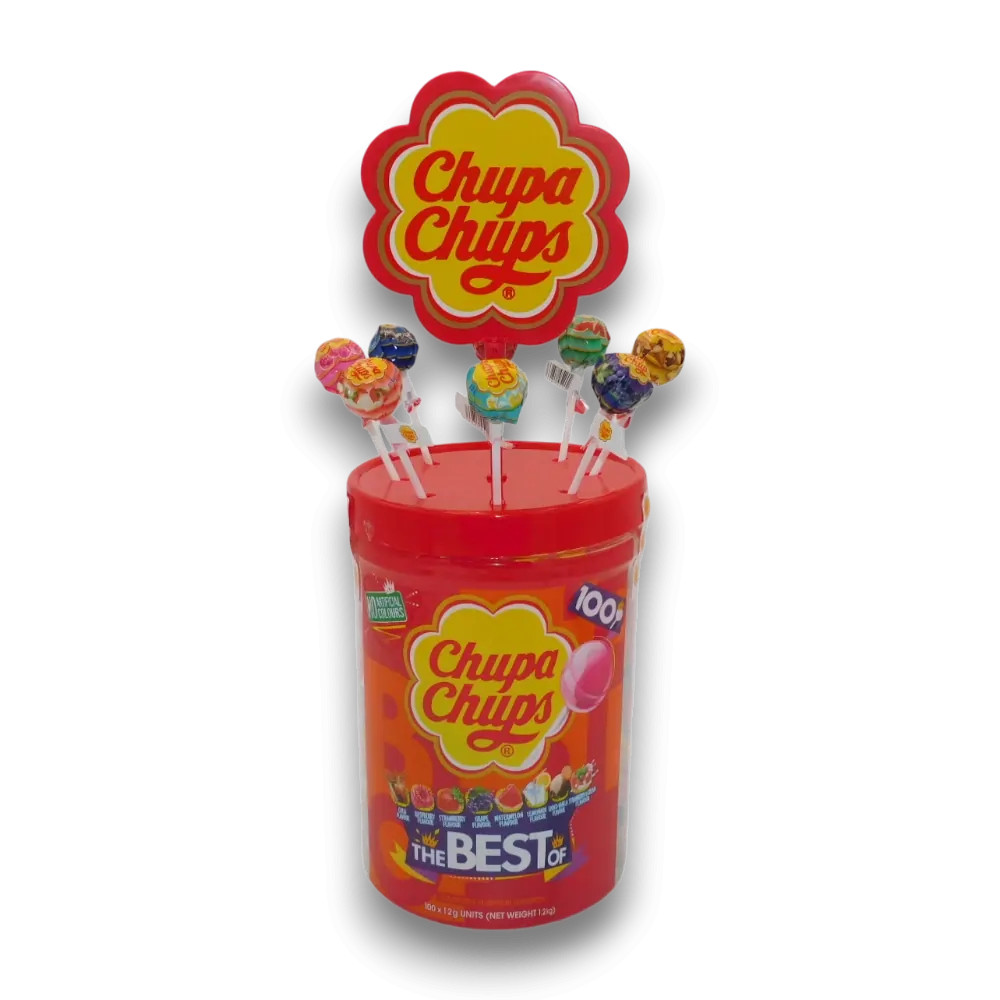 Chupa Chups Lollipops Fruit 120-Pack