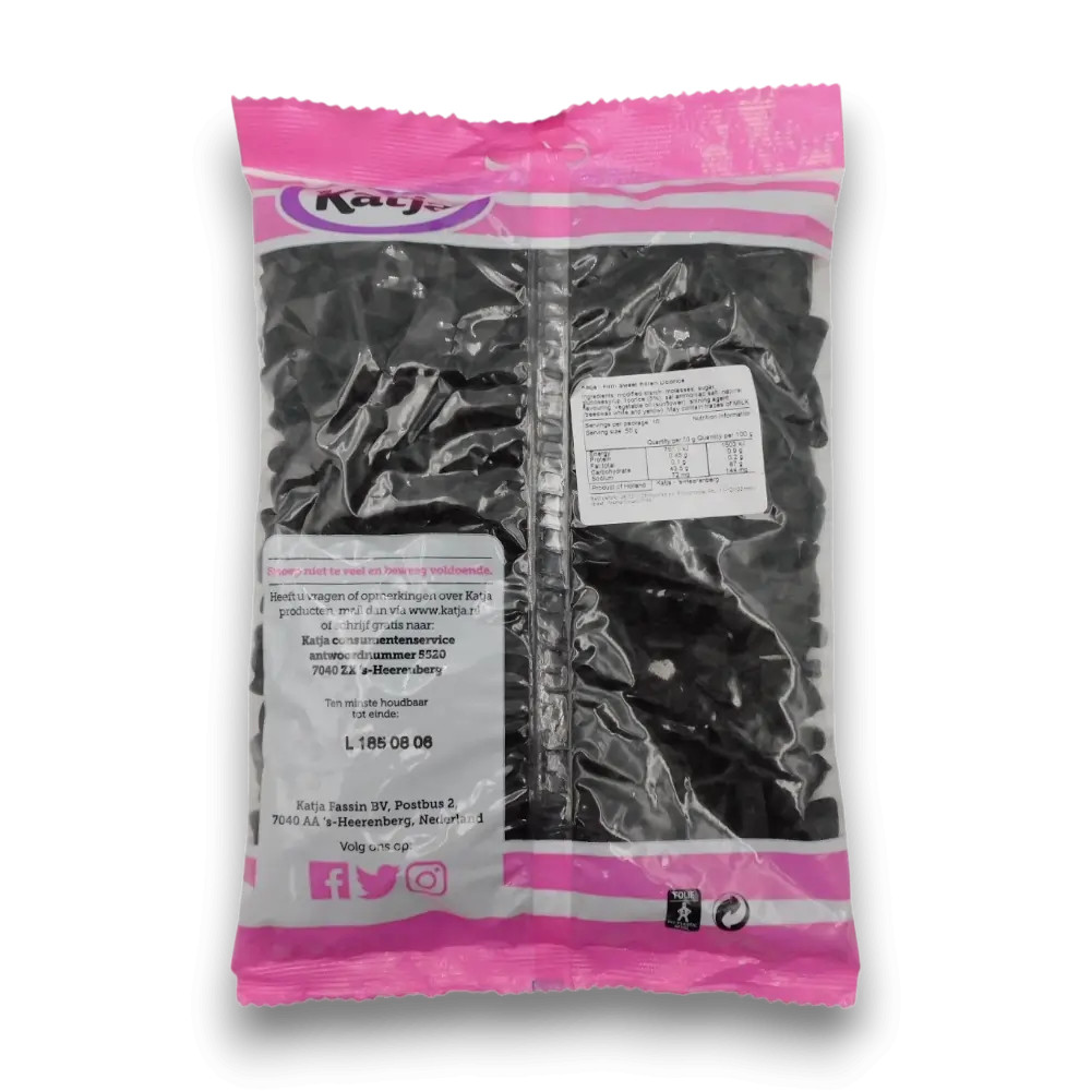 Katja Katjes Sweet Dutch Licorice - 500g Bag