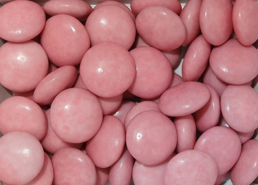 Choc Drops - Light Pink Single Colour 