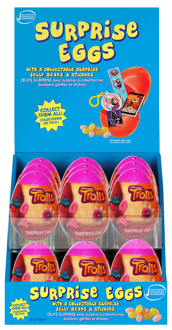 Plastic Eggs Trolls Surprise Eggs Get Surprise Eggs Trolls At The