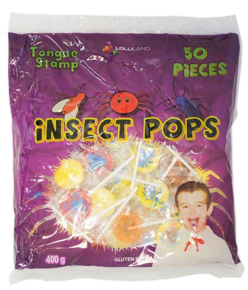 Pop Insect Insect Pops - Tongue Tattoo - purchase at The Professors Online Lolly ...