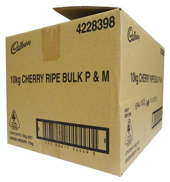 Cadbury Cherry Ripe Pieces - buy at The Professors Online Lolly Shop ...