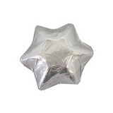 Belgian Milk Chocolate Stars - Silver and more Confectionery at The Professors Online Lolly Shop. (Image Number :17186)