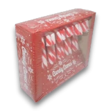 Gluten-free AIT Candy Canes 12 x 12g peppermint-flavoured, ideal for tree decorations, lolly buffets, and stocking fillers