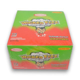 Sweetmans Wicked Fizz Watermelon 72 piece display box showing watermelon chew bars at The Professors Online Lolly Shop.