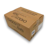Choco' Nuts Milk Chocolate Banana in a 4kg bulk box, perfect for retail and catering, available at The Professors Online Lolly Shop.