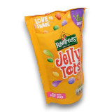Assorted fruit-flavoured Jelly Tots in 150g packaging, stocked at The Professors Online Lolly Shop.