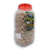 Sour watermelon-flavoured Barnetts boiled sweets in bulk 3kg jar, available at The Professors Online Lolly Shop.