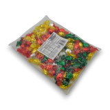 AIT Xmas Candy Mix 500g featuring festive red, green, gold, and silver wrappers, from The Professors Online Lolly Shop.