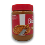 Lotus Biscoff 720g smooth biscuit spread jar showing caramelised biscuit flavour spread, available at The Professors Online Lolly Shop